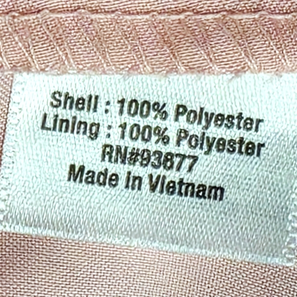 a.n.a A New Approach Pink Flowy Peasant Boho-Style Floral Blouse Lined Size L - Picture 10 of 11